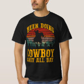 カウボーイに酔っている Tシャツ (正面)