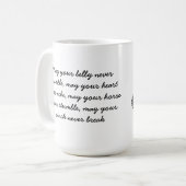 カウボーイのことわざのコーヒー・マグ コーヒーマグカップ (正面左)