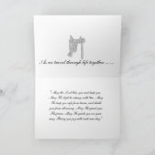 カウボーイのためのバレンタインカード シーズンカード (内部)