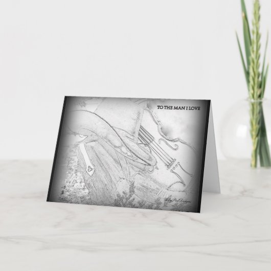 カウボーイのためのバレンタインカード シーズンカード (正面)