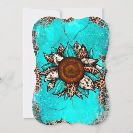 カウボーイのカントリーブーツは私の花嫁になる 招待状 (裏面)