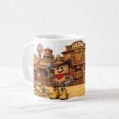 カウボーイのサロン コーヒーマグカップ (正面左)
