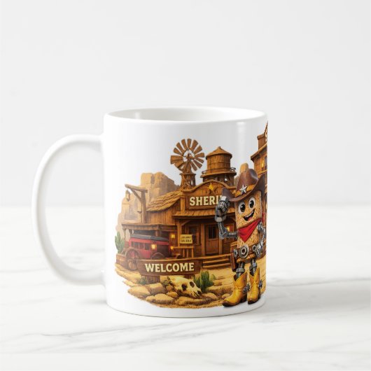 カウボーイのサロン コーヒーマグカップ (左)