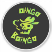 カウボーイのドクロ Oingo Boingo ラージマステ シール (正面)