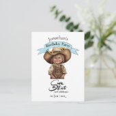 カウボーイのハッピーバースデー・ボーイ・ポストカード ポストカード (スタンド正面)