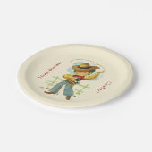 カウボーイのパーティー ペーパープレート (アングル)