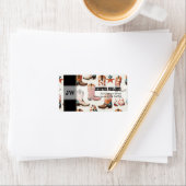 カウボーイのブーツ柄 ラベル (インサイチュ)