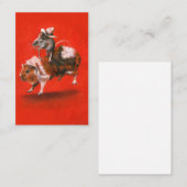 カウボーイのマウスおよびモルモットACEOの名刺 名刺 (正面/裏面)