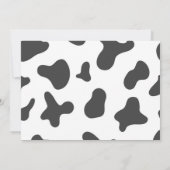 カウボーイのロデオのお誕生日写真ありがとうカード サンキューカード (裏面)