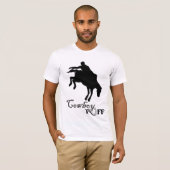 カウボーイの凝灰岩 Tシャツ (正面フル)