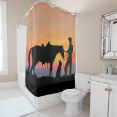 カウボーイの友達 シャワーカーテン (インサイチュ)