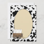 カウボーイの子供の招待状 招待状 (裏面)