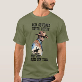 カウボーイの引退をユーモラスに祝福 Tシャツ