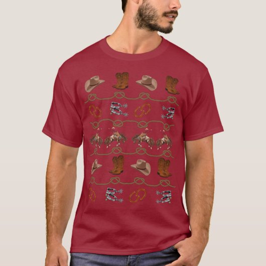 カウボーイの必需品 ブロンコ・バスター Tシャツ (正面)