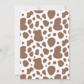 カウボーイの招待状 | 牛の招待状 | ウェスタン 招待状 (裏面)