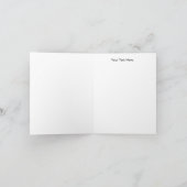 カウボーイの日 カスタマイズ可能 グリーティングカード (内部)