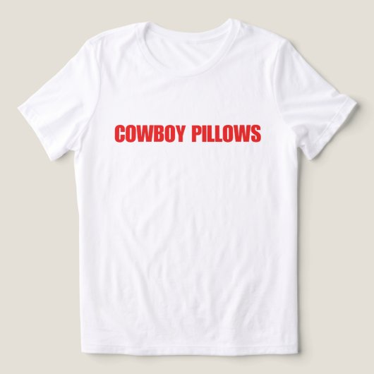 カウボーイの枕 トライブレンドTシャツ (デザイン正面)