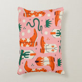 カウボーイの様々なブーツの柄 アクセントクッション (正面(垂直))