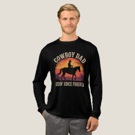 カウボーイの父 - 永遠に騎乗中 トライブレンドＴシャツ
