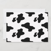 カウボーイの男の子の最初誕生日の招待 招待状 (裏面)