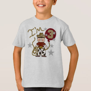 カウボーイの第3誕生日 Tシャツ