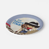 カウボーイの紙皿 ペーパープレート (アングル)