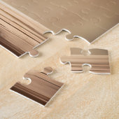 カウボーイの衣装を着た可愛い猿 ジグソーパズル (側面)