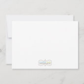 カウボーイの誕生会のサンキューカード サンキューカード (裏面)