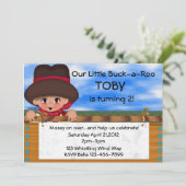 カウボーイの誕生会 招待状 (スタンド正面)