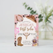 カウボーイの誕生日パーティー1stロデオ ポストカード (スタンド正面)