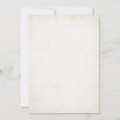 カウボーイの誕生日 招待状 (裏面)