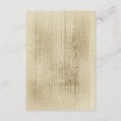 カウボーイの靴 ウェスタン ウェディング RSVP カード (裏面)