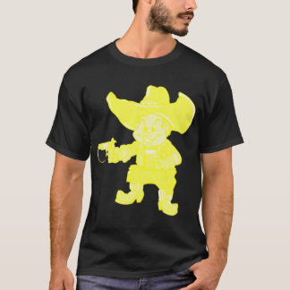 カウボーイの黄色 Tシャツ