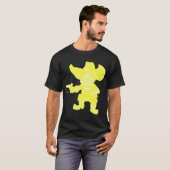 カウボーイの黄色 Tシャツ (正面フル)