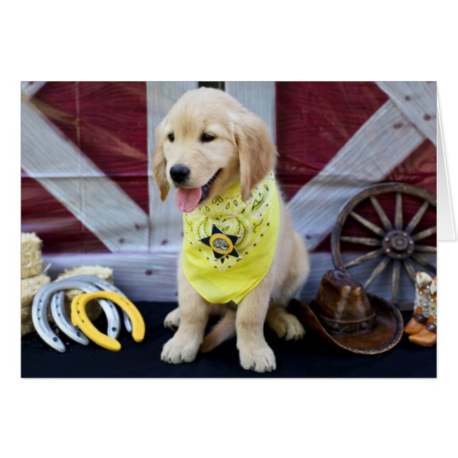 カウボーイのAbbyカード (正面横)