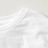 カウボーイのLassoingの馬の白黒写真 トドラーTシャツ (詳細 - 首 (白))