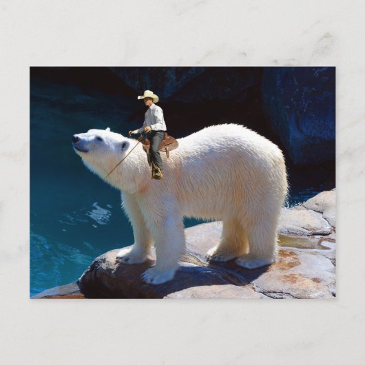 カウボーイはがき ポストカード (正面)