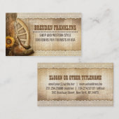 カウボーイは西欧諸国に蹄鉄を打ちます 名刺 (正面/裏面)