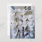 カウボーイぶら下がったハットは米国テキサス州州の帽子屋にある ポストカード (正面/裏面)