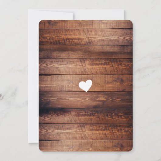 カウボーイまたはサザンベルのジェンダーがベビーシャワーを明かす 招待状 (裏面)