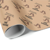 カウボーイまたは女性のカーボーイブーツライン踊りあなたの色 ラッピングペーパー (ロールコーナー)