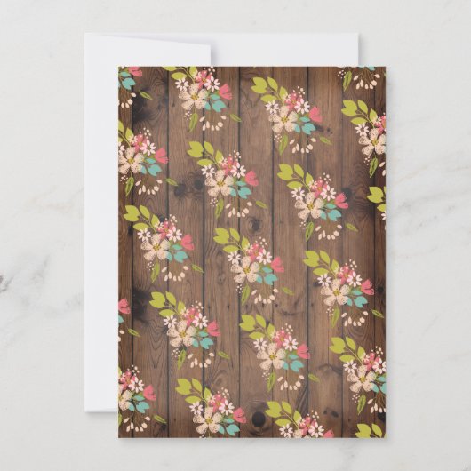 カウボーイまたは女性のカーボーイ赤ちゃんシャワー性別Reveal Invita 招待状 (裏面)