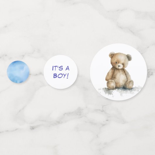 カウボーイをテーマにした赤ちゃんシャワー コンフェッティ (正面)