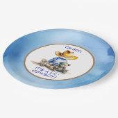 カウボーイをテーマにした赤ちゃんシャワー ペーパープレート (アングル)