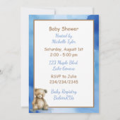 カウボーイをテーマにした赤ちゃんシャワー 招待状 (裏面)