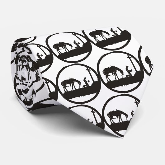 カウボーイを、カウボーイを祈っているカウボーイを祈り…祈ります ネクタイ (ロール)