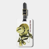 カウボーイアクション射撃、 発砲ガンカートIDラベル ラゲッジタグ (正面縦)