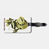 カウボーイアクション射撃、 発砲ガンカートIDラベル ラゲッジタグ (裏面横)