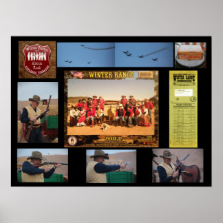 カウボーイアクション射撃、 発砲コンペティションポスター ポスター