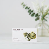 カウボーイアクション射撃、 発砲高速描画名刺 名刺 (スタンド正面)